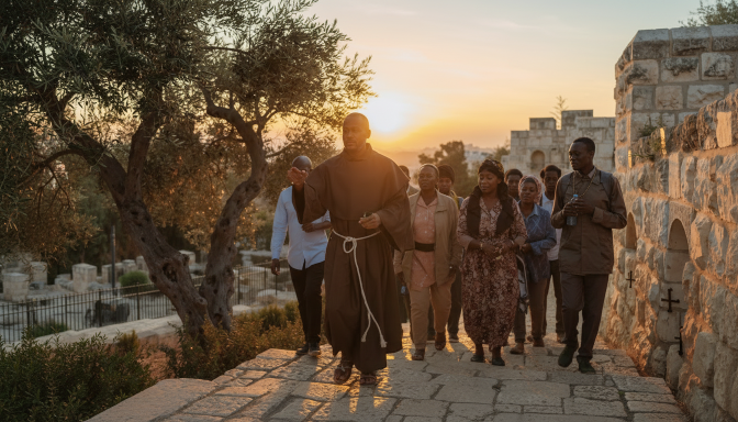 Pèlerins en Terre Sainte
